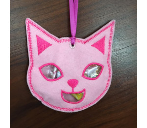 Stickdatei ITH - Halloween Laterne Katze inkl. Süßigkeitenverstecker